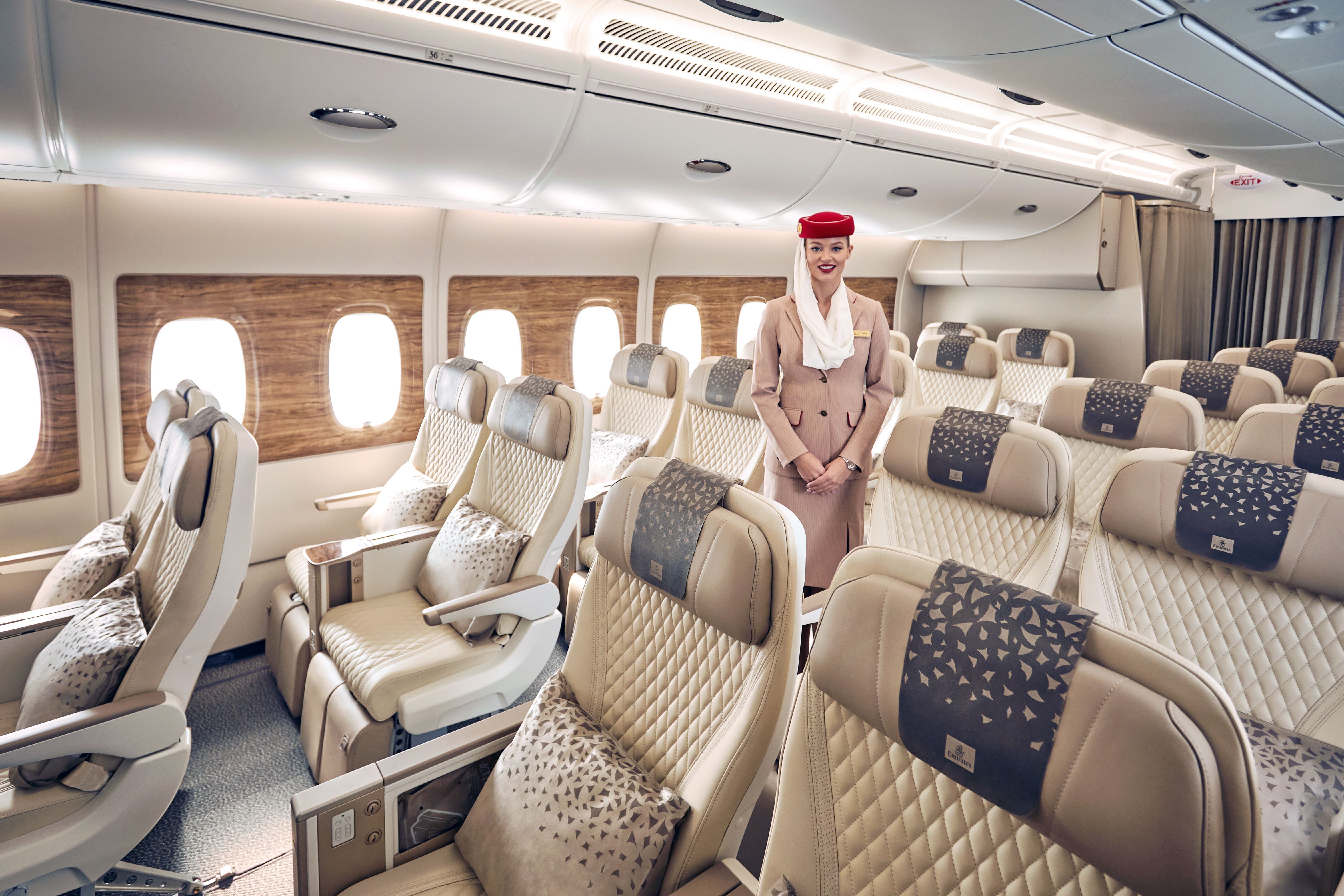 Emirates Premium Economy Cabin