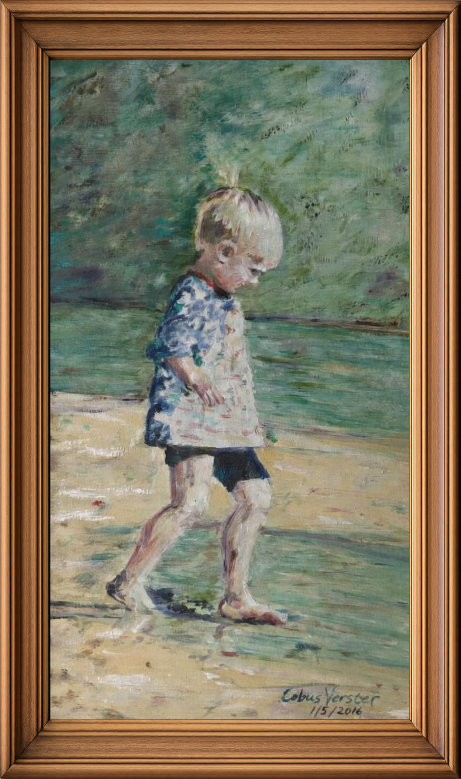 A Younger Me, by the Sea